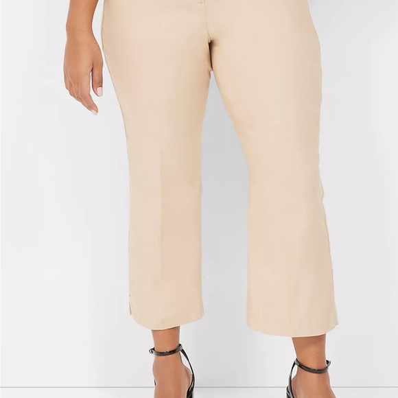 Lane Bryant- 4-Season Slim Capri Pant - Khaki - 16W- Never Worn! - Picture 2 of 6
